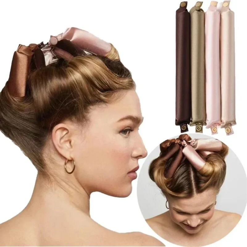 Hair Curling Wand - No Heat Hairs Rollers Heatless Hair