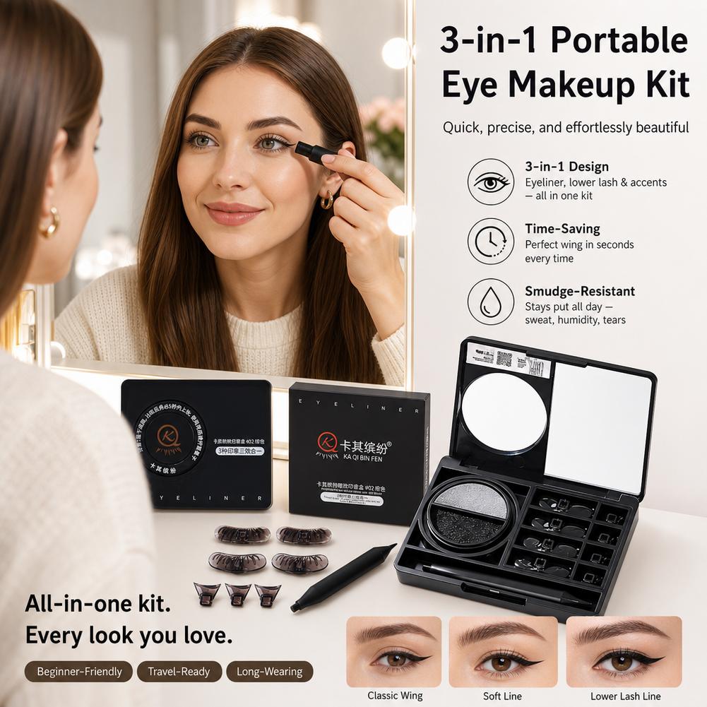 Waterproof 3 in1 Eyeliner Eyes - огляд і ціна Beauty Mark Makeup