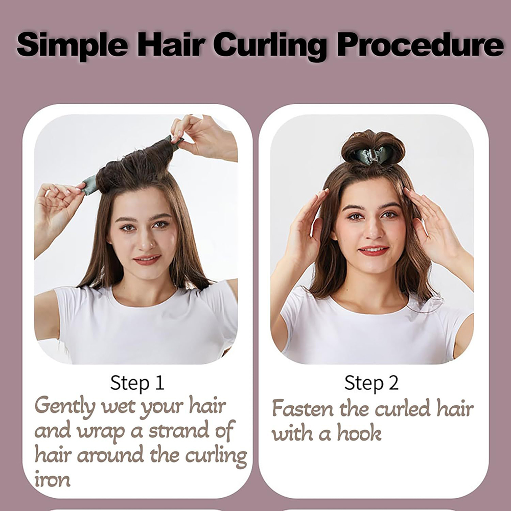 Heatless Hair Curling Rod Head - огляд і ціна Hair Curling Wand