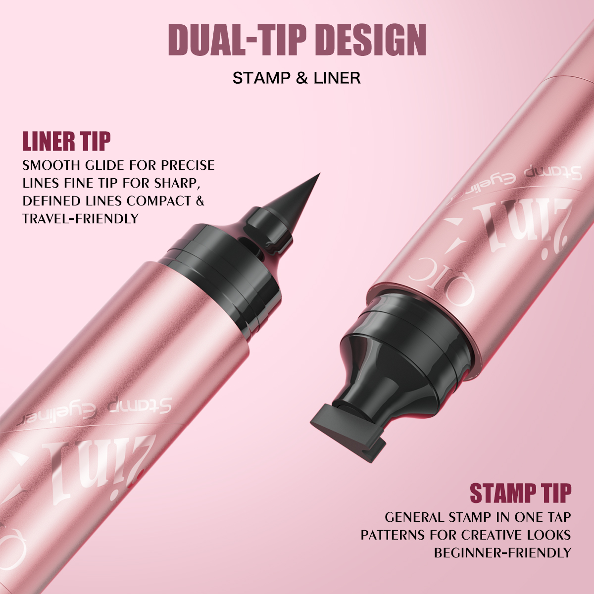 2 In 1 Double Head Stamp Eyeli - огляд і ціна Beauty Mark Makeup