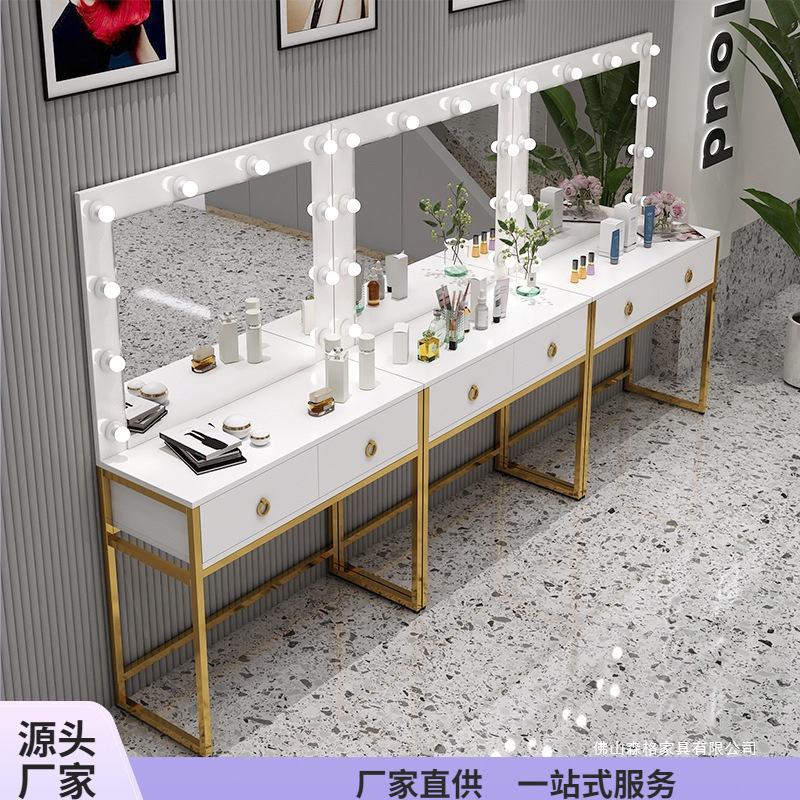 Studio dresser with lamp mirro - огляд і ціна Beauty Makeup Bridal