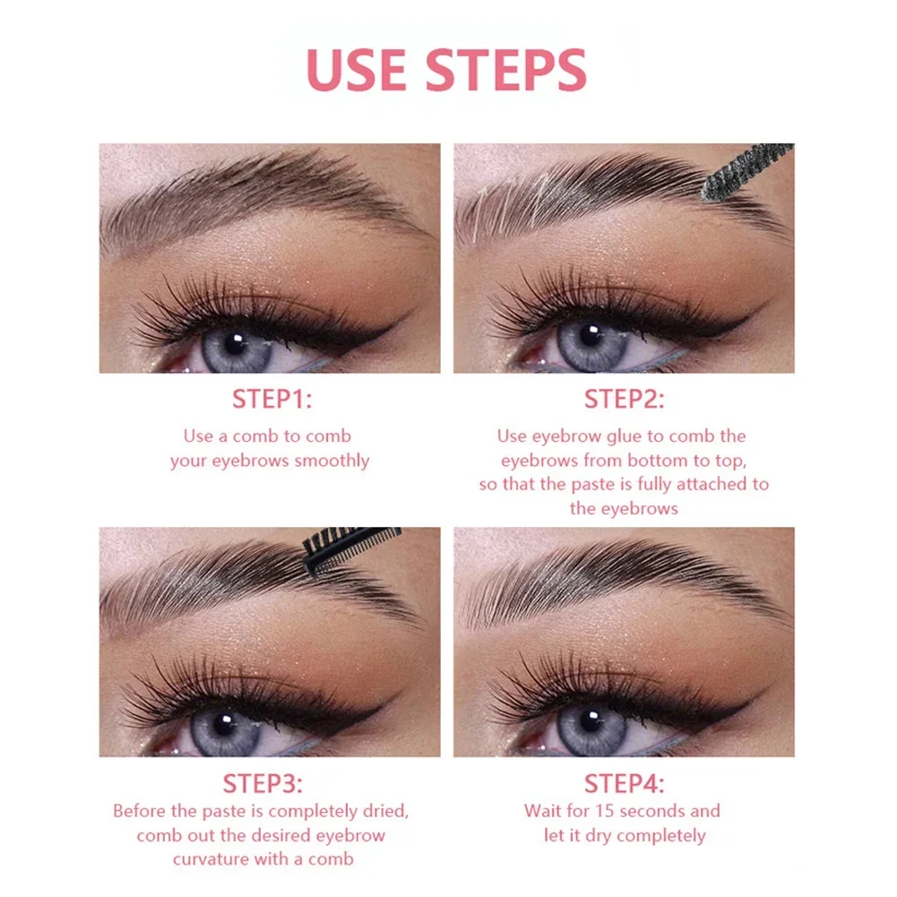 3D Eyebrow Glue Waterproof Eye - огляд і ціна Beauty Makeup Fixer