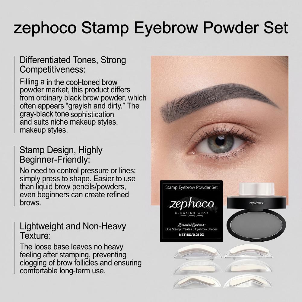 Quick Shaping Eyebrow Stamp Po - огляд і ціна Beauty Mark Makeup