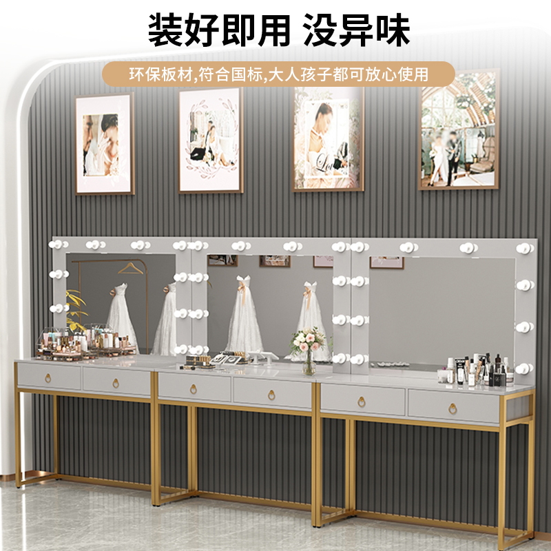 Dresser with lamp mirror integ - огляд і ціна Beauty Makeup Bridal