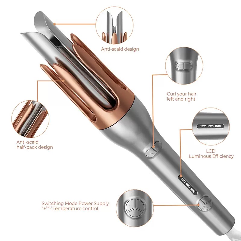 Automatic Curling Iron Negativ - огляд і ціна Hair Curling Wand