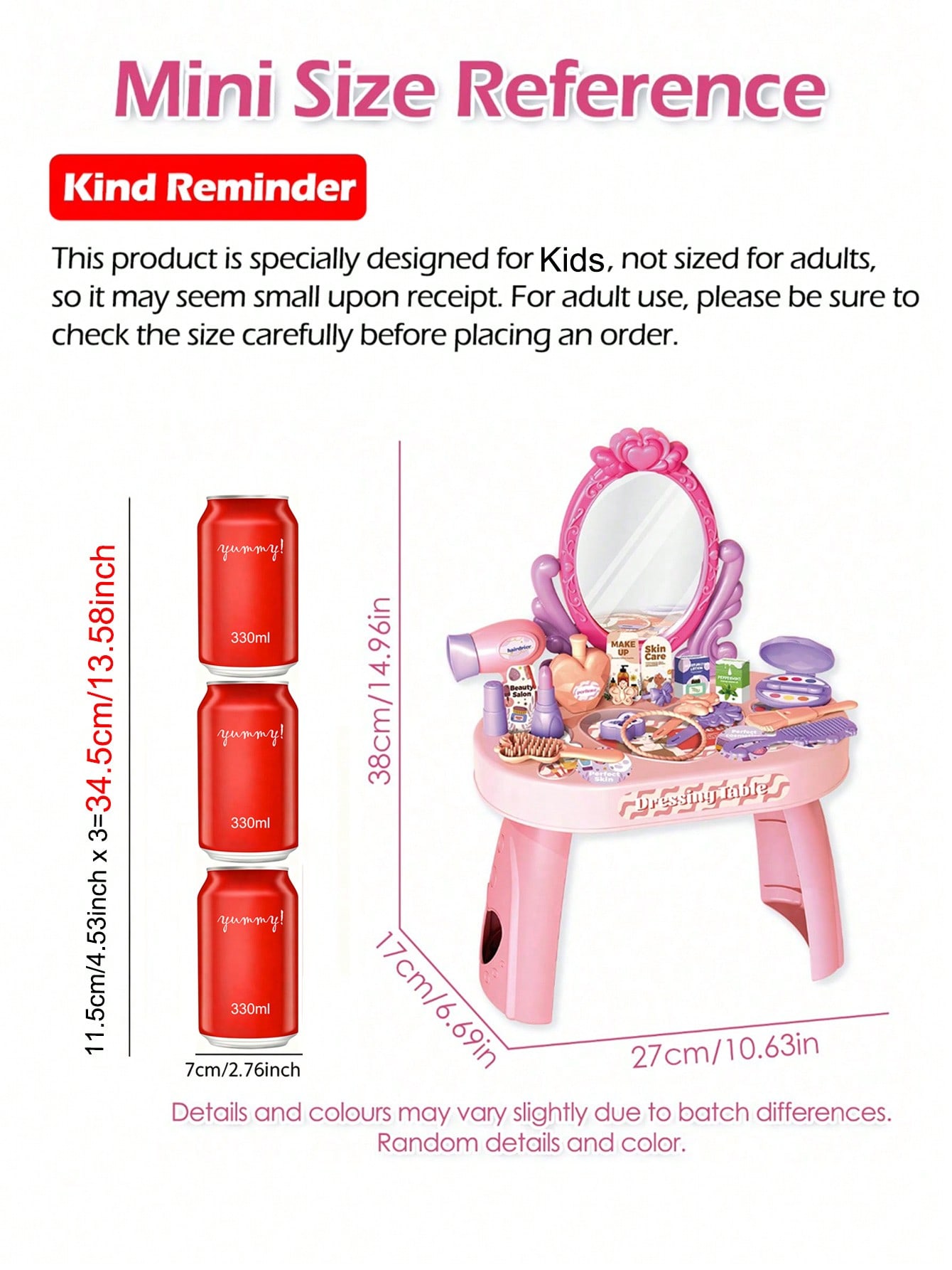 Kids Princess Vanity Dressing  - огляд і ціна Beauty Makeup Kids