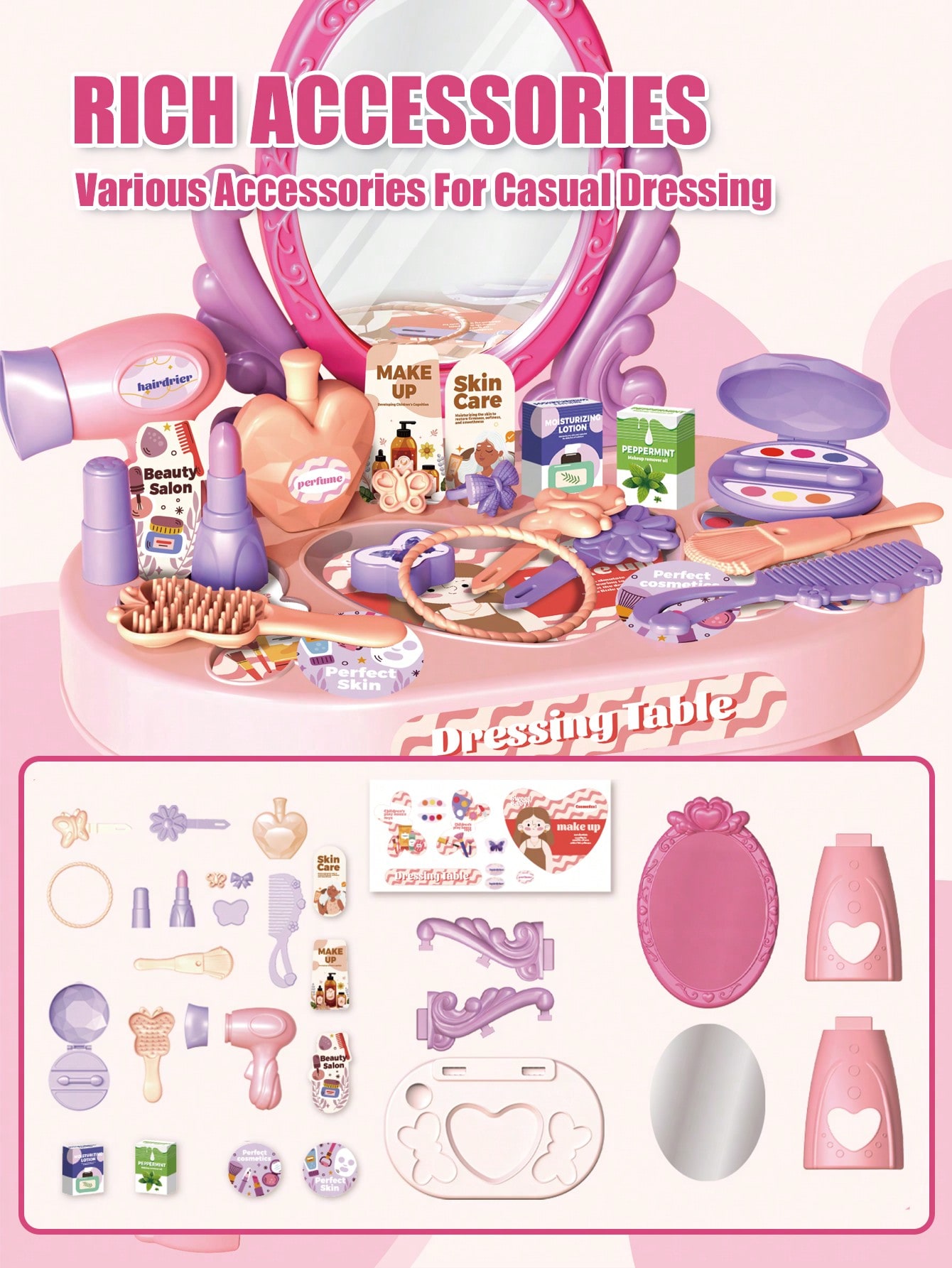 Kids Princess Vanity Dressing  - огляд і ціна Beauty Makeup Kids