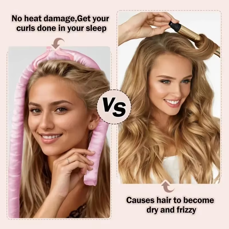 8pcs No-Heat Curling Iron Set  - огляд і ціна Hair Curling Wand