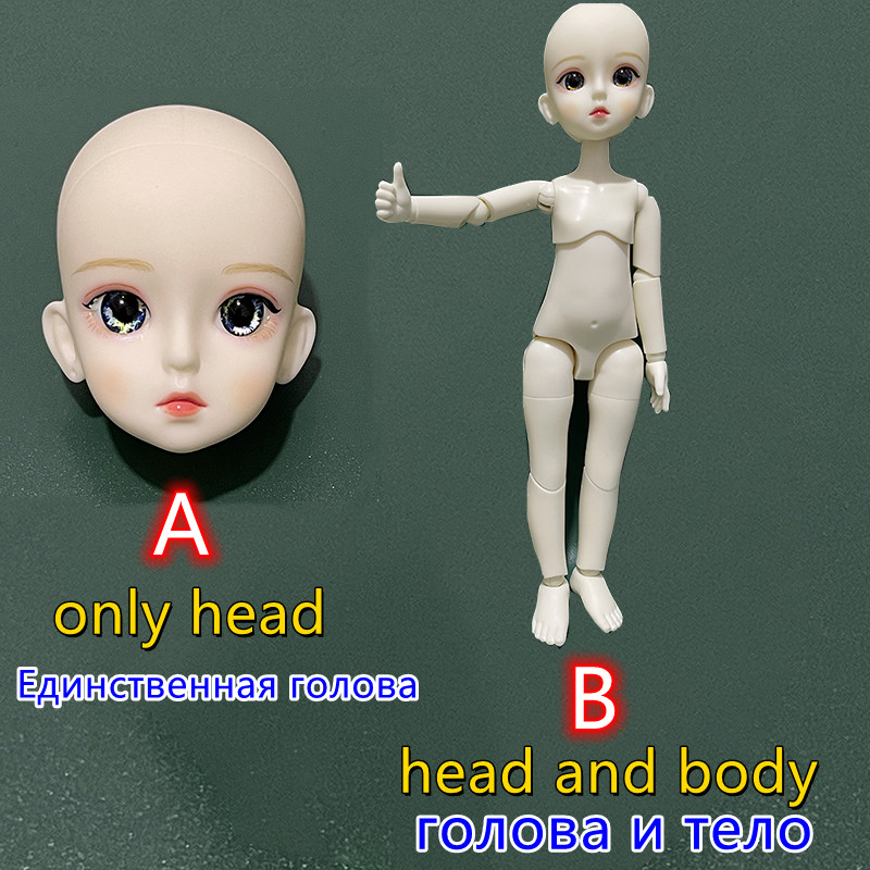 Makeup Doll Head 30CM DOLL 1/6 - огляд і ціна Beauty Makeup Kids