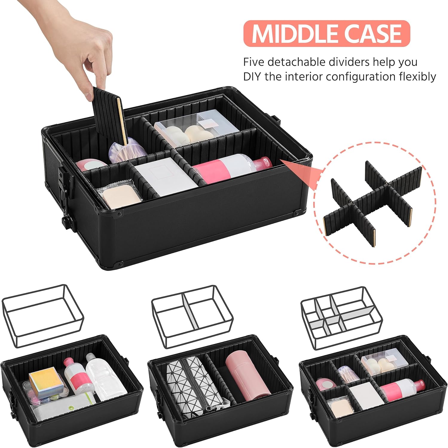 Rolling Makeup Train Case, Cos - огляд і ціна Beauty With Makeup