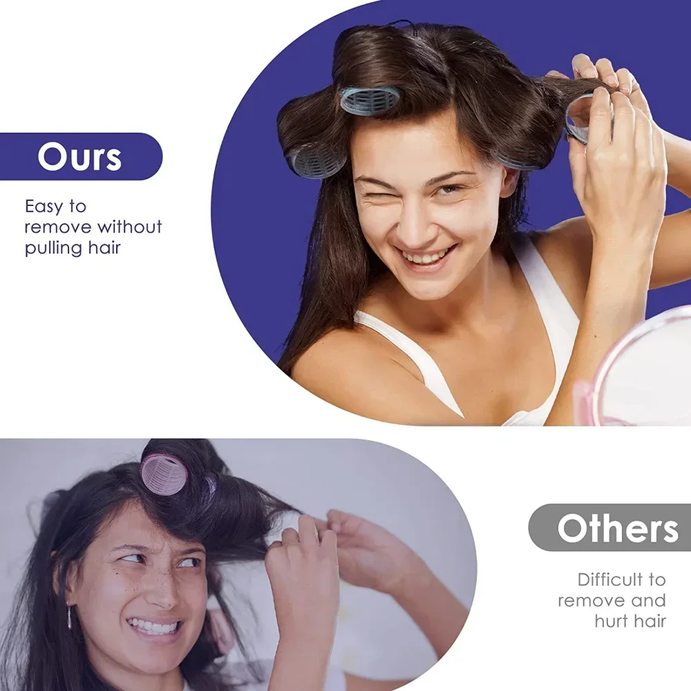 Self-Grip Hair Rollers Heatles - огляд і ціна Hair Curling Wand