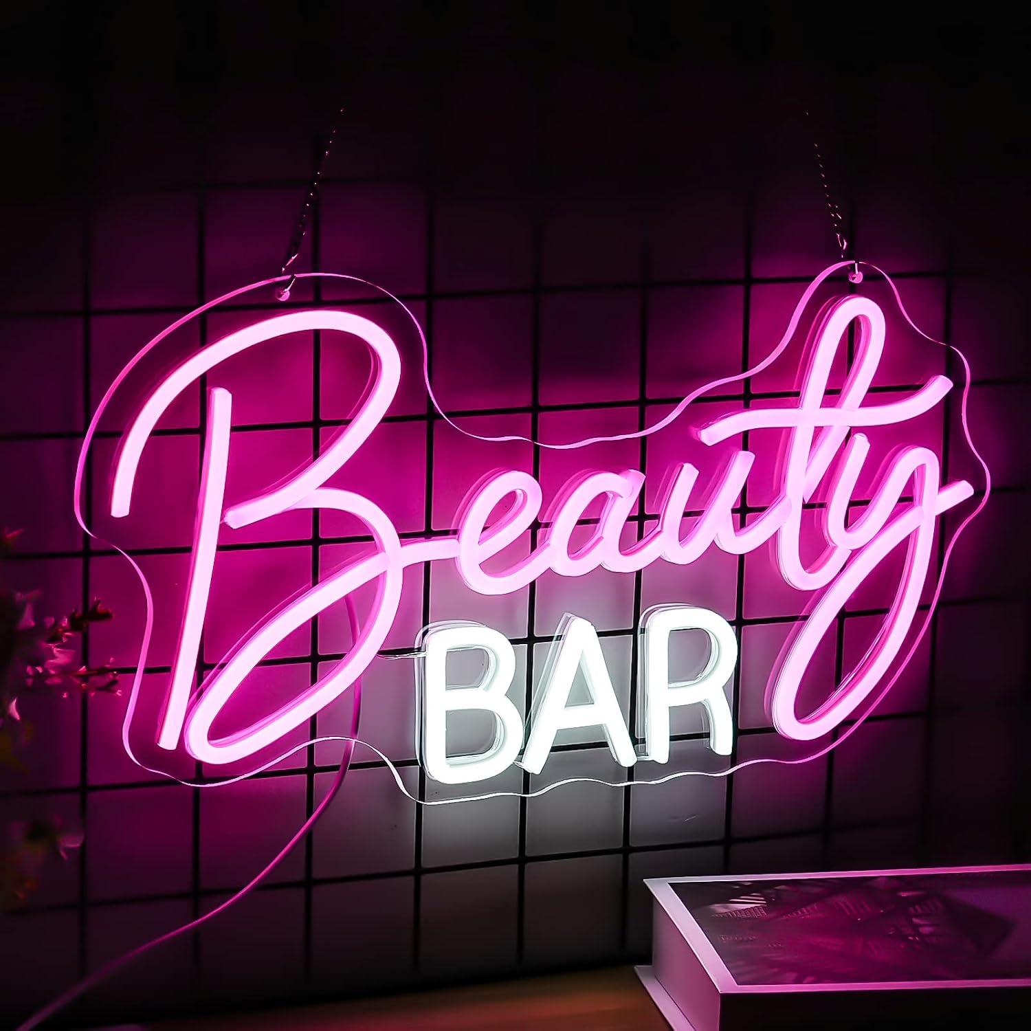 Beauty Bar Neon Sign Dimmable  - огляд і ціна Beauty Makeup Bar