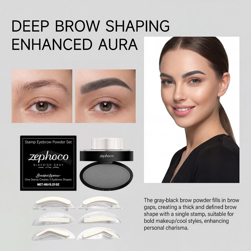 Natural Eyebrow Powder Stamp S - огляд і ціна Beauty Mark Makeup